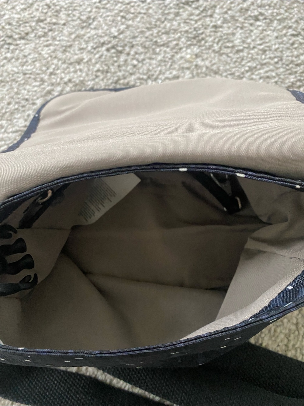 Kipling Black and White Crossbody Bag - Picture 9 of 9